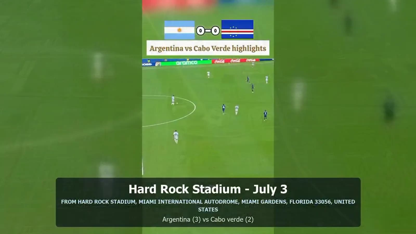 Illustration of a completed soccer tournament map with dated stadium pins, score cards, and a trophy.