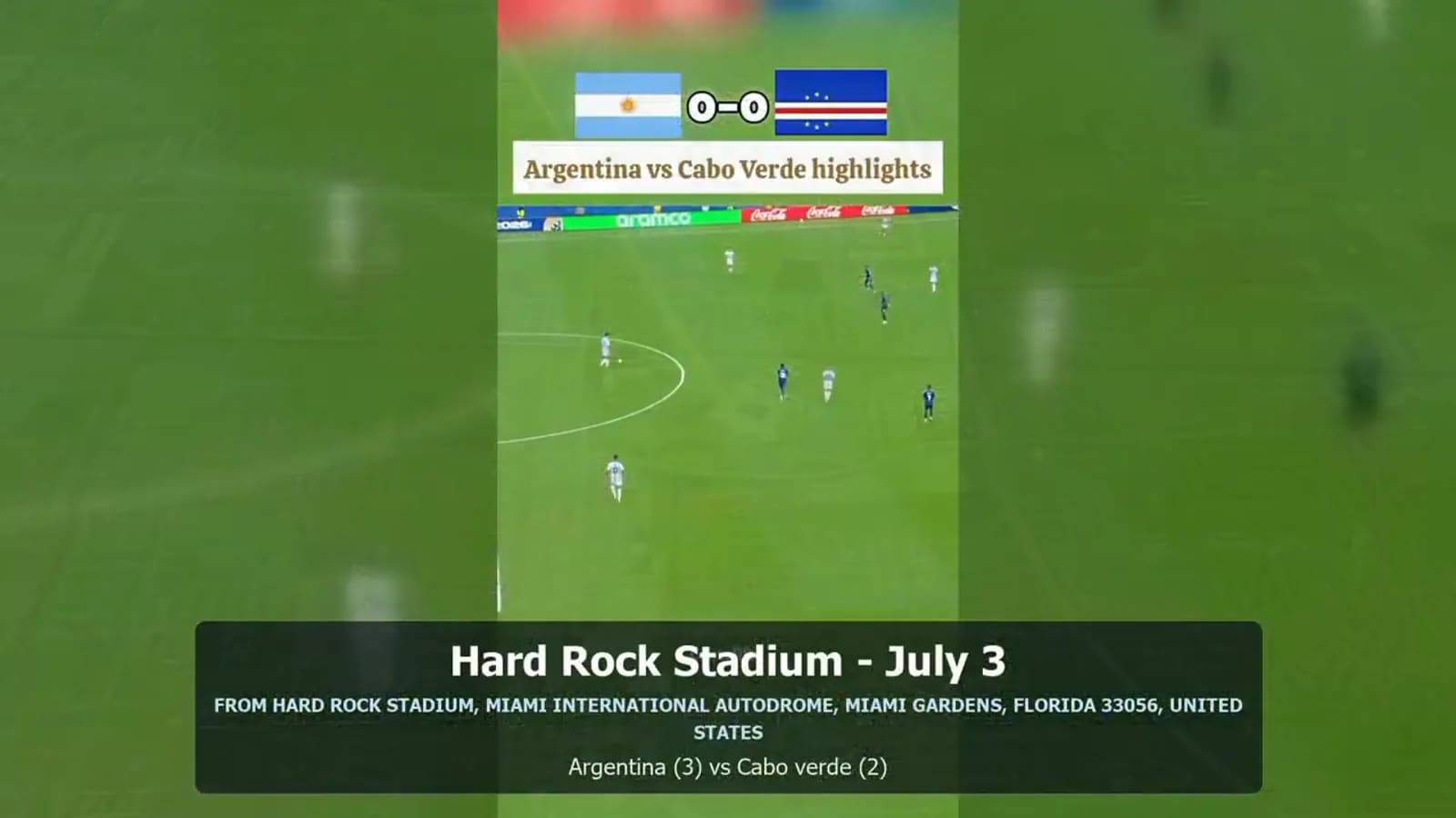 Illustration of a completed soccer tournament map with dated stadium pins, score cards, and a trophy.