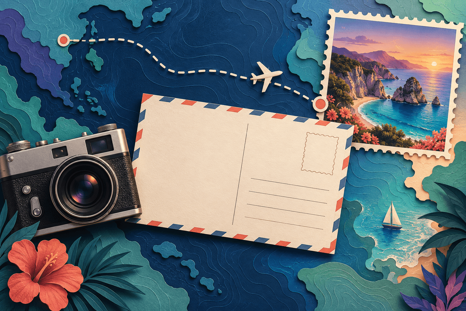 Five scenes forming a personal travel video postcard from one meaningful place.